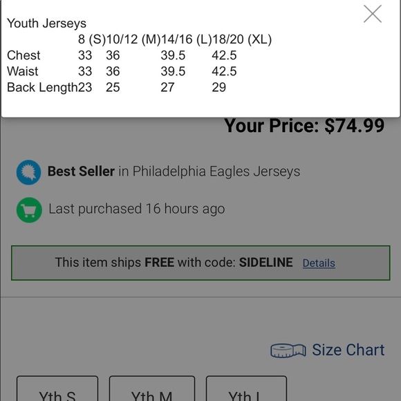 NFL Seattle Seahawks Jersey L (YOUTH) Wilson NWT - Picture 8 of 8